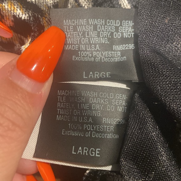 The Pleasure Company animal print halter top with matching bottoms - Picture 7 of 11